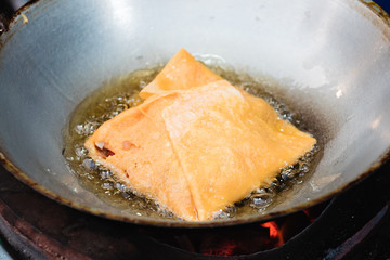 Stuffed Crispy Egg Crepe