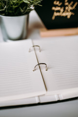 notebook spreads open