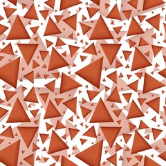 Abstract hand drawn geometric seamless pattern or background with geometric figur. Poster, card, textile, wallpaper template.