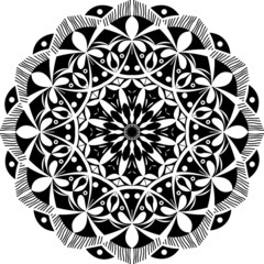 Mandalas for coloring book. Decorative round ornaments. Unusual flower shape. Oriental vector, Anti-stress therapy patterns. Weave design elements. Yoga logos Vector