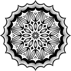 Mandalas for coloring book. Decorative round ornaments. Unusual flower shape. Oriental vector, Anti-stress therapy patterns. Weave design elements. Yoga logos Vector
