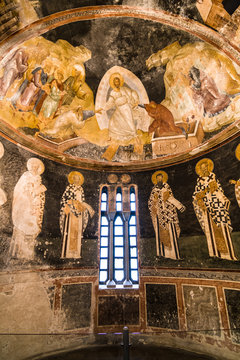 Chora church or Kariye museum travel in Turkey and Istanbul