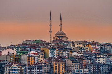 Fototapeta na wymiar Istanbul city travel and tourism in Turkey