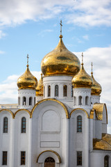 golden domes of orthodox church