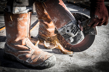 meuleuse travail btp