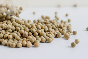 Dry peas, Sodium Carbonate, Sodium Bicarbonate and Acid Sodium tabletspyrophosphate