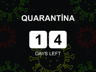 14-day quarantine period for epidemics, emergencies and corona virus