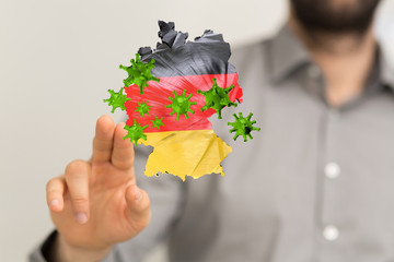 epidemic coronavirus 2019-nCoV 3d  germany