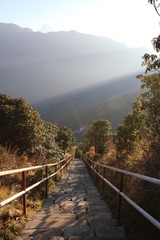 Mountain stairs