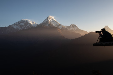 Mountains Sunrise