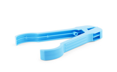 spoon tongs isolated on white Background