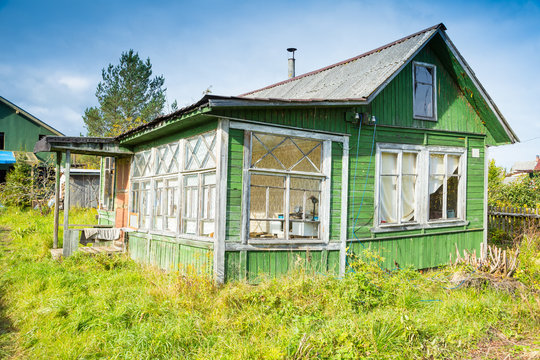 Old Abandoned Russian Wooden Dacha