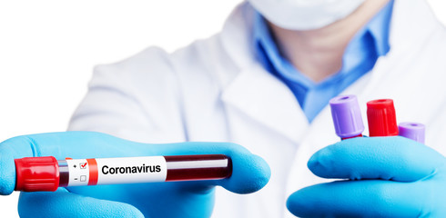 Coronavirus 2019-nCoV Blood Sample.