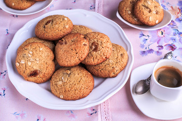 Healthy Oat Cookies. Classic Gluten Free Oatmeal Raisin Cookies.