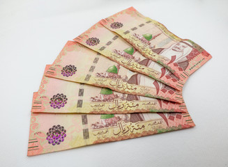 Saudi Arabian 100 Riyal bank note