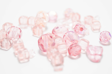 Obraz na płótnie Canvas pink beads