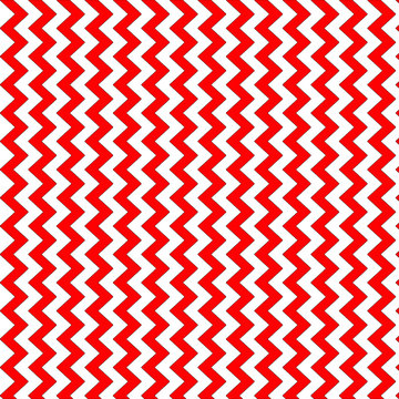 Red And White Chevron Pattern