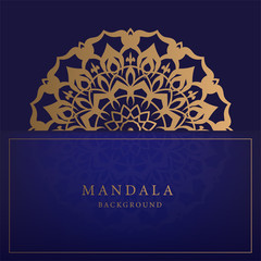 Creative luxury decorative mandala background