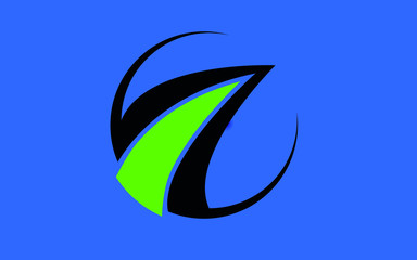  logo of transport carrier company with road