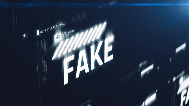 Fake fact text on abstract background, misleading information revealed, myth