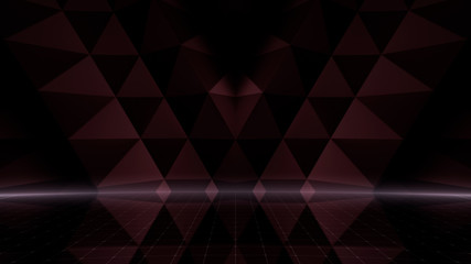 Obraz premium Simple Design Geometric Stage Theater business 3D illustration background.