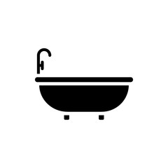 bath tub icon vector template