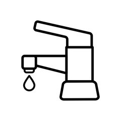 faucet icon vector template
