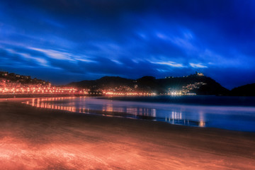 Playa de La Concha, San Sebastián, Guipúzcoa