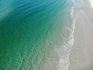 waves on beach