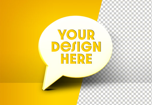 Isolated Speech Balloon Layout