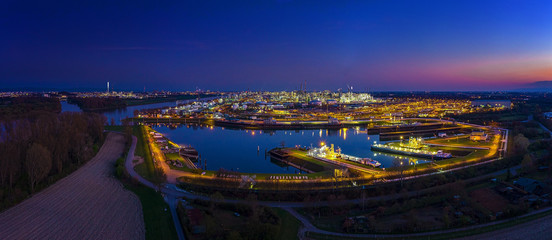 industrial chemical plant in ludwigshafen germany
