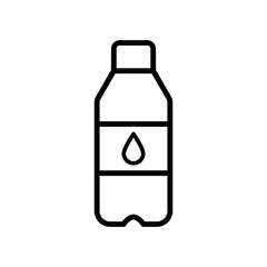 water bottle icon vector template