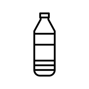 water bottle icon vector template