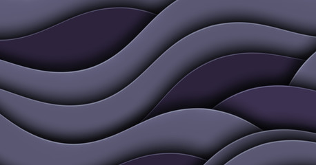 Abstract illustration with waves. Curve lines.