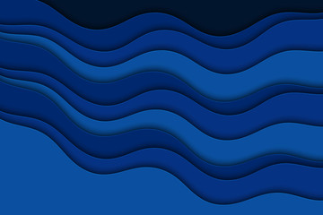 Abstract illustration with waves. Curve lines.