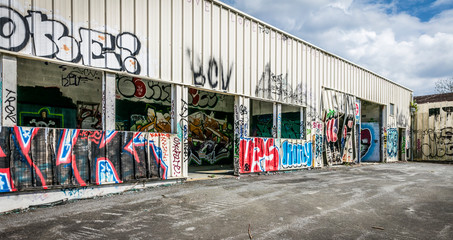 Fototapeta premium chantier de démolition