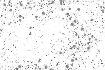 Silver glitter confetti.