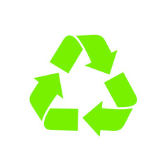 Obraz premium Recycle icon vector sign isolated color editable. Recycle Recycling symbol template for graphic and web design on white background