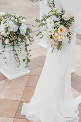 White Floral Wedding Decoration