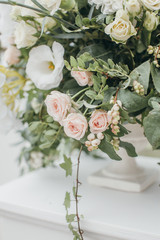 White Floral Wedding Decoration