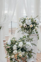 White Floral Wedding Decoration