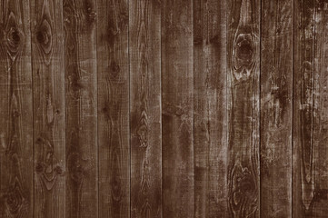 Old dark brown wooden wall texture