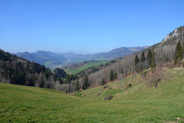 Fototapeta na wymiar Panorama von der Breitehöchi BL/SO