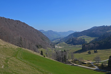 Fototapeta premium Guldental am Scheltenpass, Kanton Solothurn
