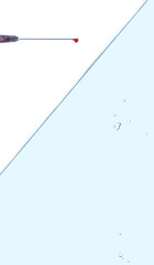 Concept of dangerous drugs and virus. Safe of life.