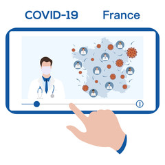 Coronavirus nCoV COVID-19 People Info France News