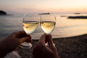 glass of wine