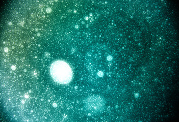 green foam, space abstraction, texture