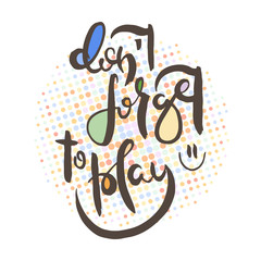 Grunge lettering isolated artwork. Typography stamp for t-shirt graphics, print, poster, banner, flyer, tags, postcard