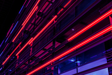 Neon Light trails in Los Angeles